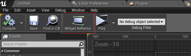 WidgetReflector启动方式